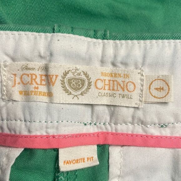 J. Crew Weathered Broken-In Classic Twill Chino Favorite Fit Clam Digger Shorts - Picture 8 of 14